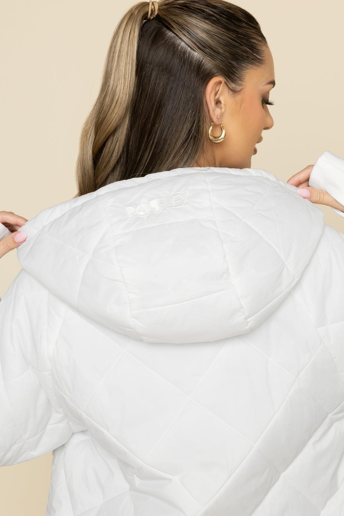 Pillow Packable Puffer Jacket - White Product Image
