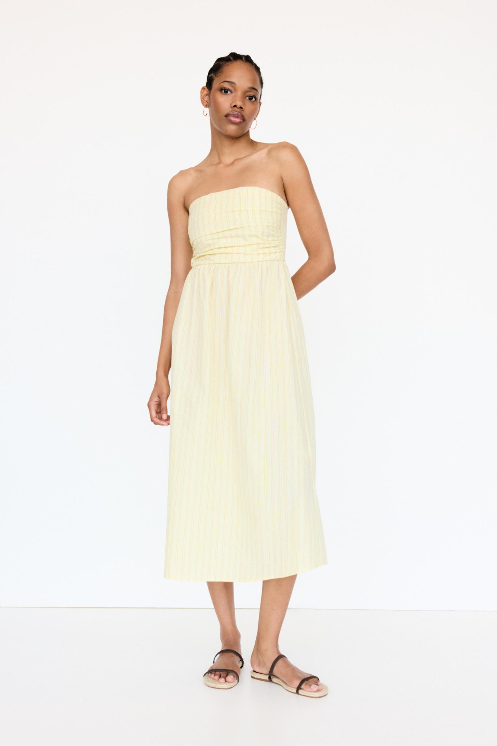 Poplin midi dress Product Image