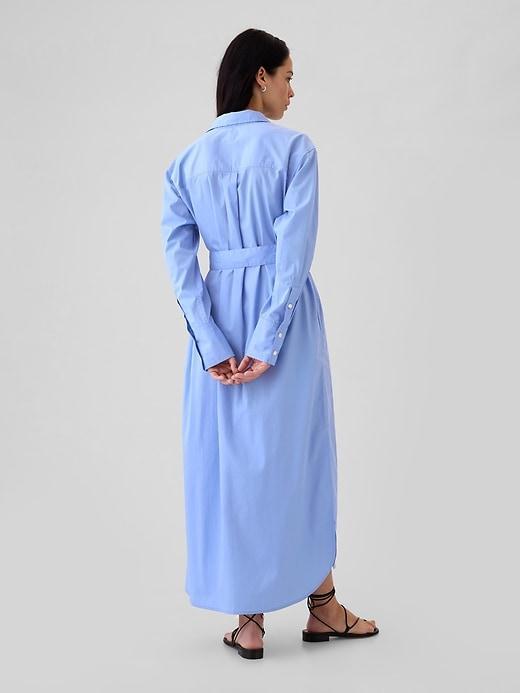 Organic Cotton Maxi Shirtdress Product Image