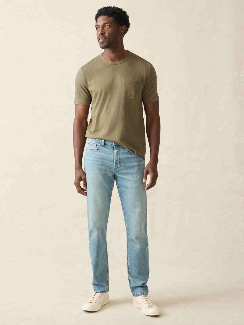 Stretch Terry Indigo 5-Pocket Pant - Eastern Shore Product Image