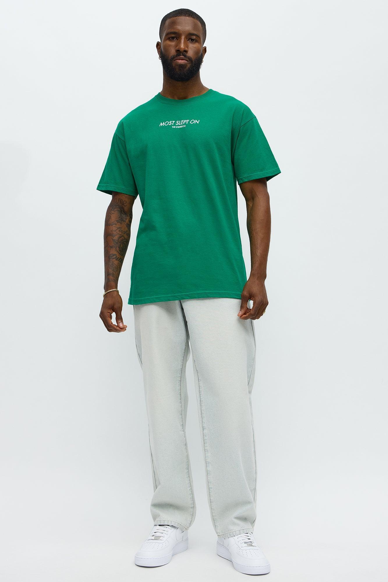Slept On Short Sleeve Tee - Hunter Green Male Product Image