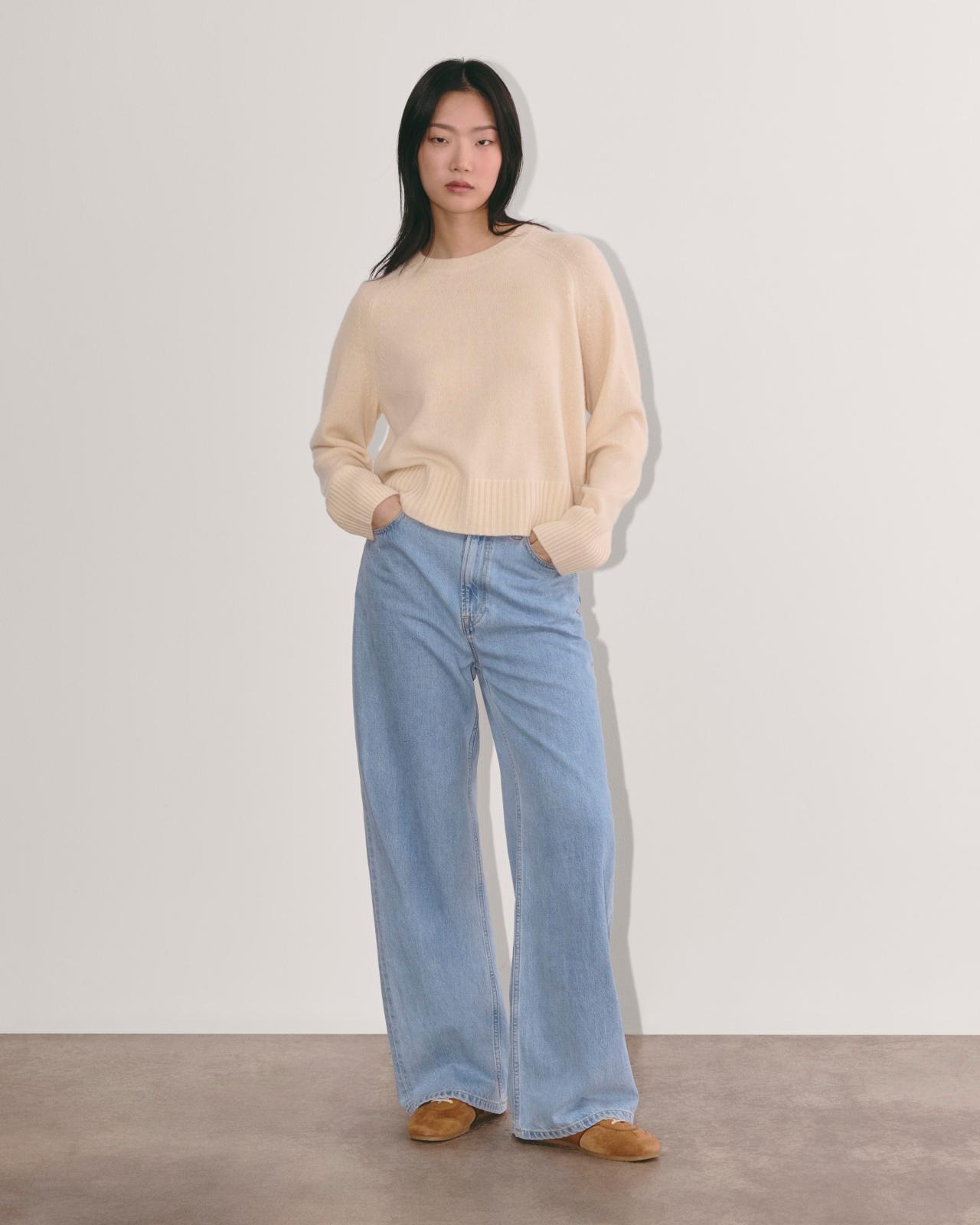 Womens Boxy Crew in Cashmere Sweater by Everlane Product Image