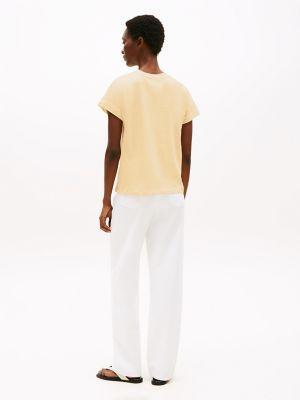 Slub Cotton Crewneck T-Shirt Product Image