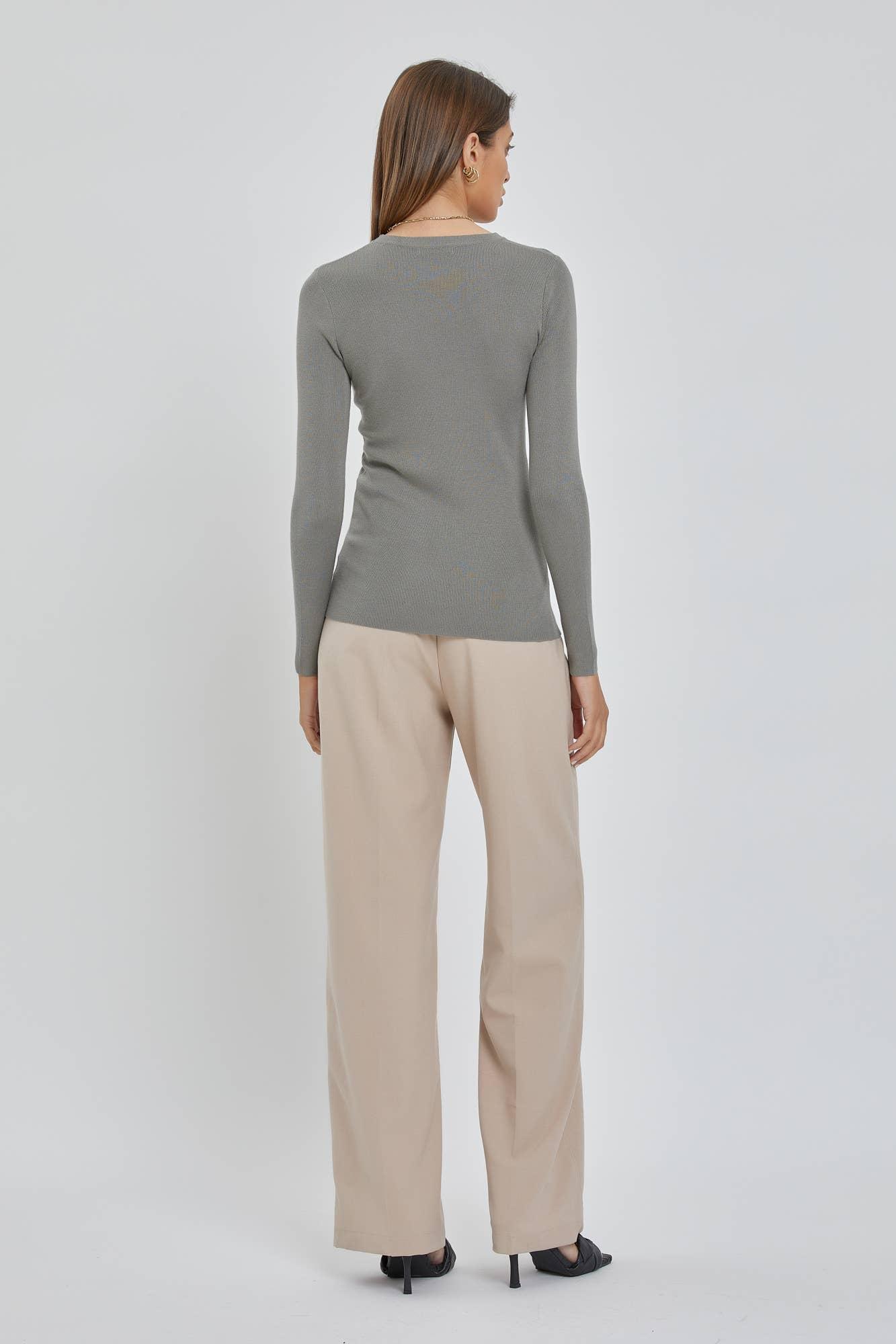 UB BASICS: MAKE YOUR CHOICE RIBBED TOP *FS Product Image