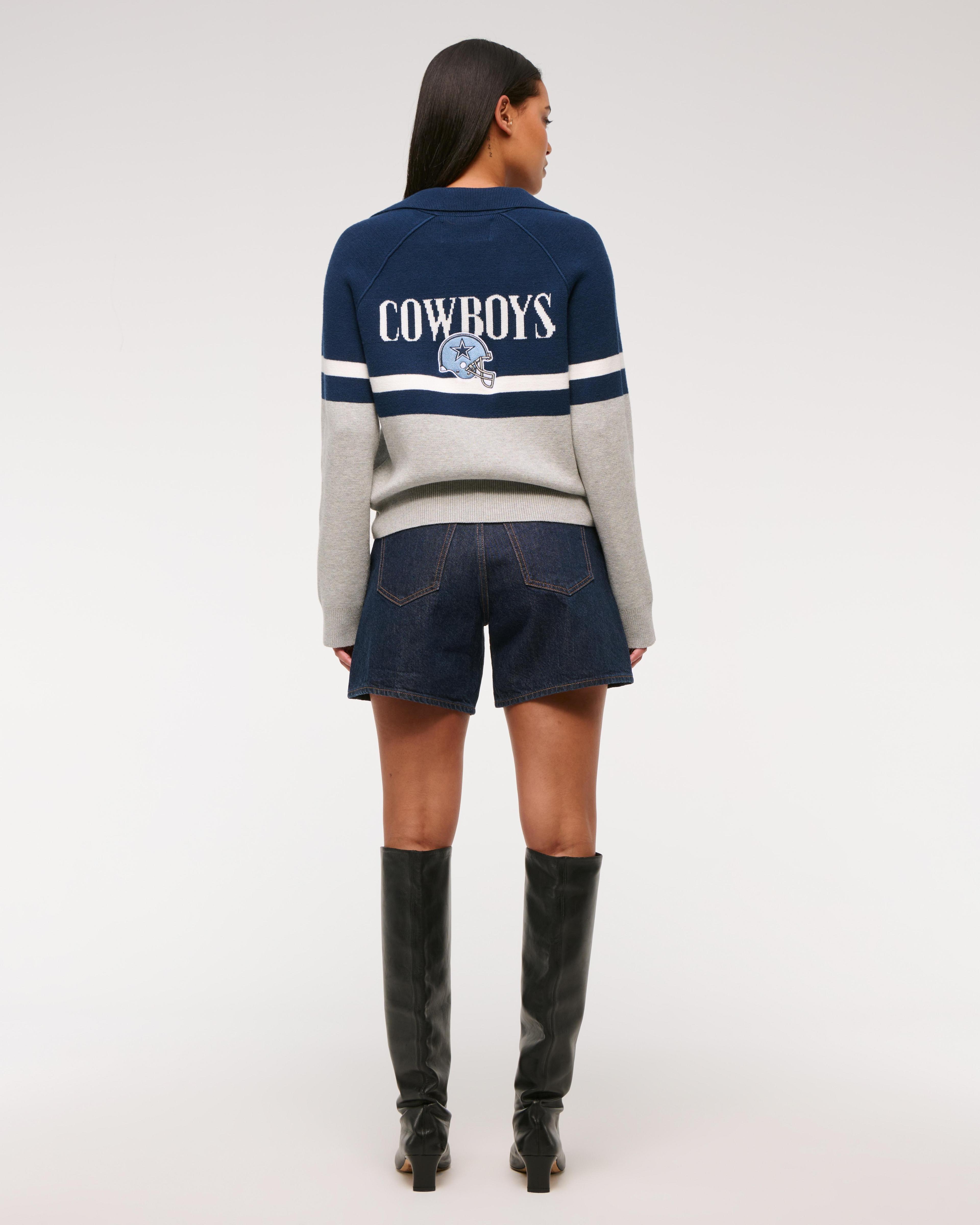 Dallas Cowboys LuxeLoft Sweater Polo Product Image