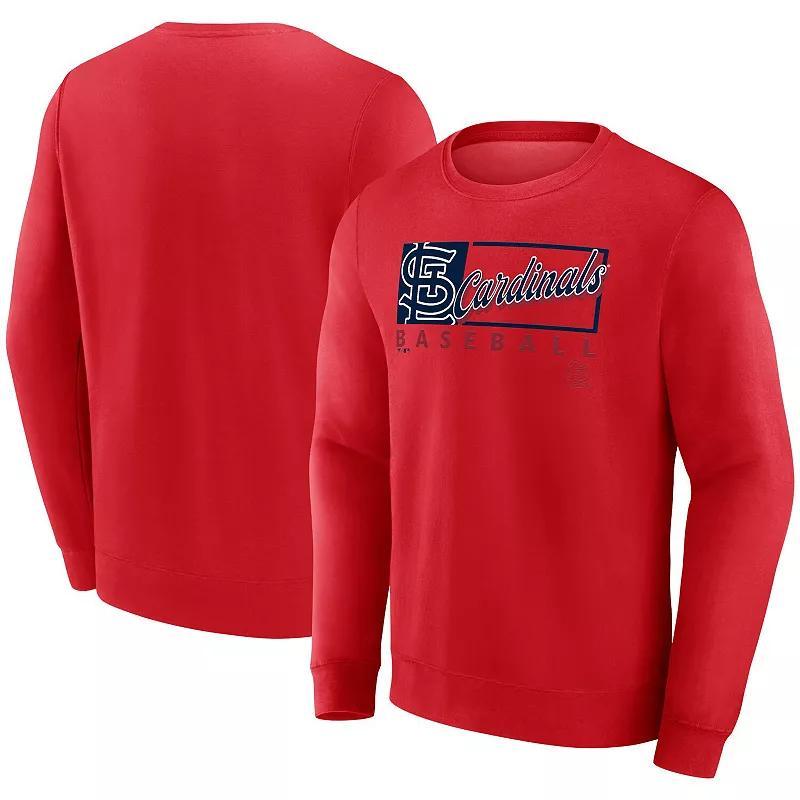 Mens Profile St. Louis Cardinals Big & Tall Pullover Sweatshirt Product Image