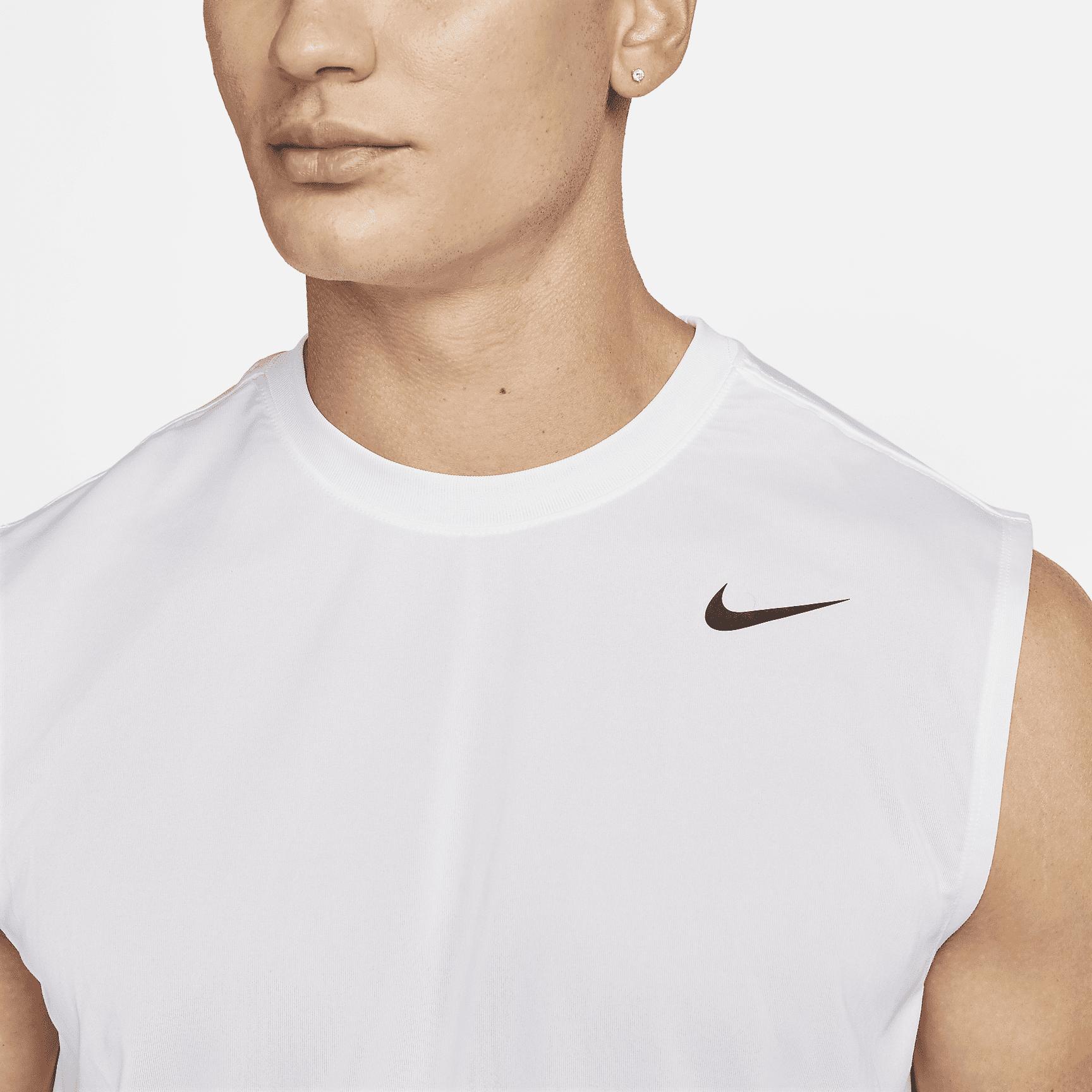 Nike Mens Dri-FIT Legend Sleeveless Fitness T-Shirt | DX0991-100 Product Image