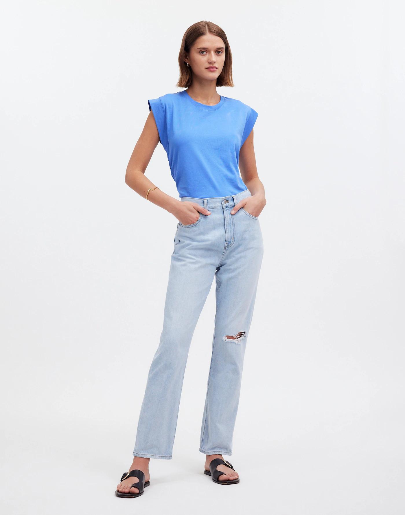 Side-Cinch Muscle Tee Product Image