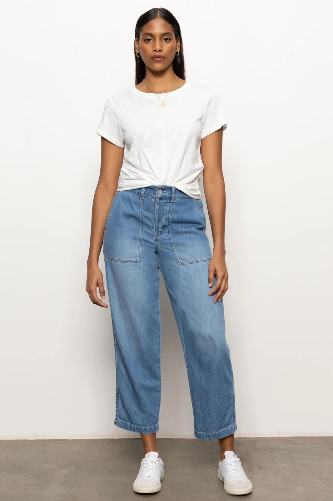 Cruiser Semi High Rise Chino Pant - Waverly Product Image