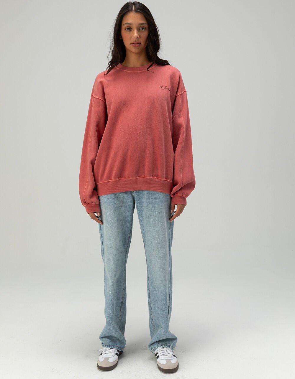 BILLABONG Dreamin Womens Crewneck Sweatshirt - PAPRIKA Product Image