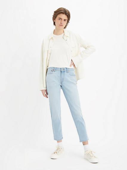 Mid Rise Boyfriend Women's Jeans Product Image