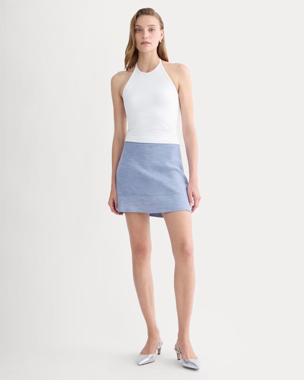 Womens Mini Skirt in Stretch Linen by Everlane Product Image