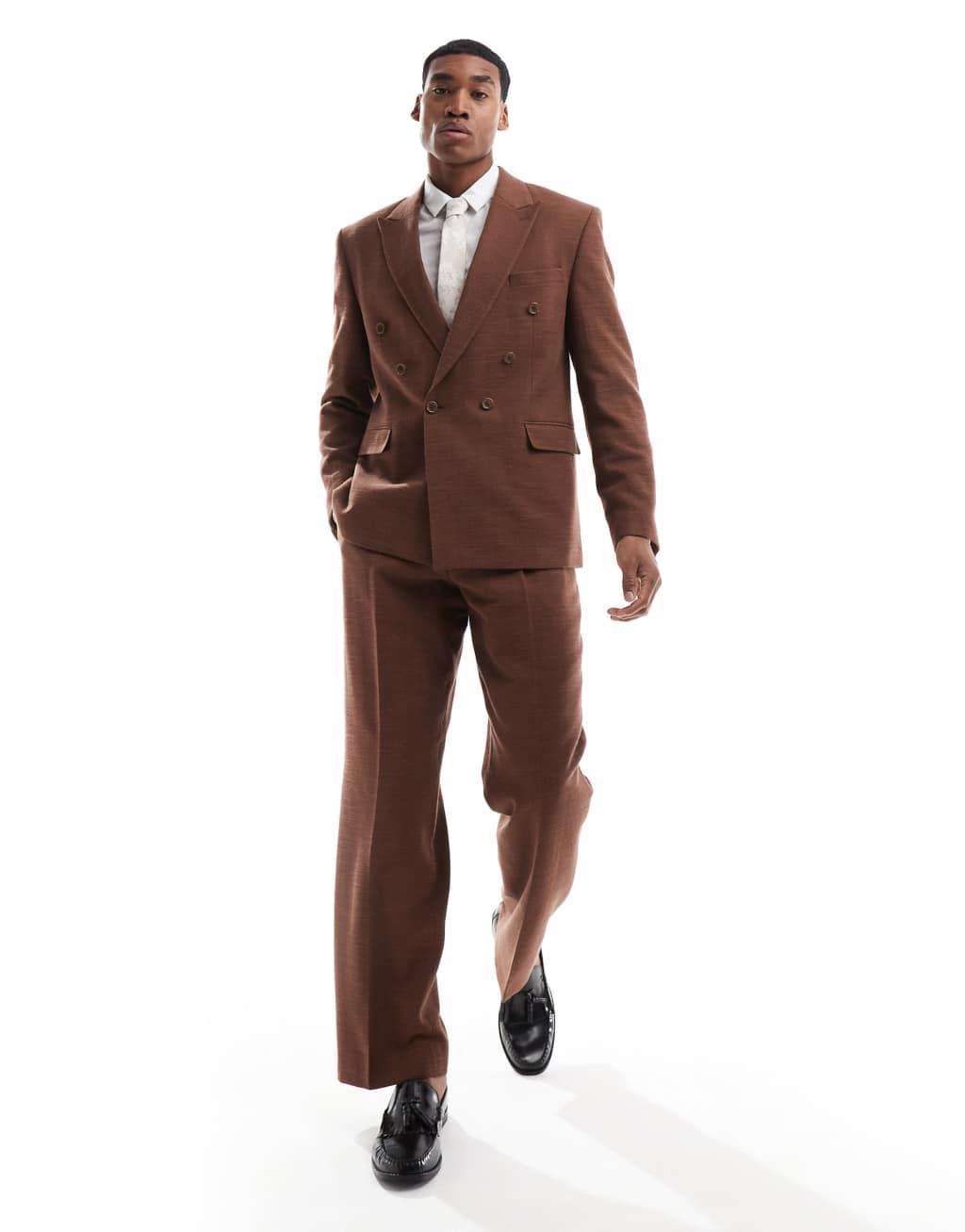 Viggo lisandro suit pants in dark brown - part of a set Product Image