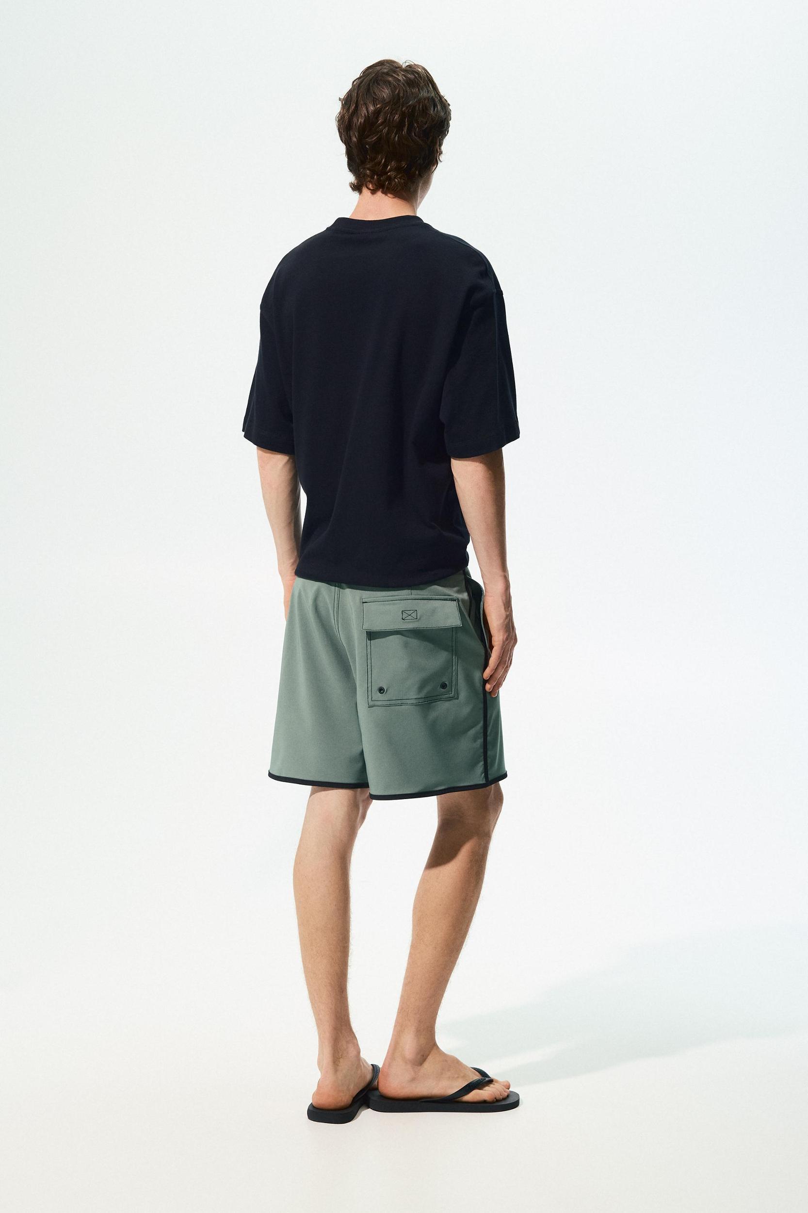 Board shorts with contrast trims Product Image