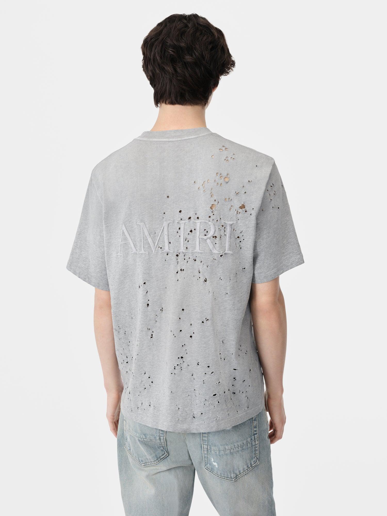 MA SHOTGUN EMBROIDERED TEE - Grey Product Image