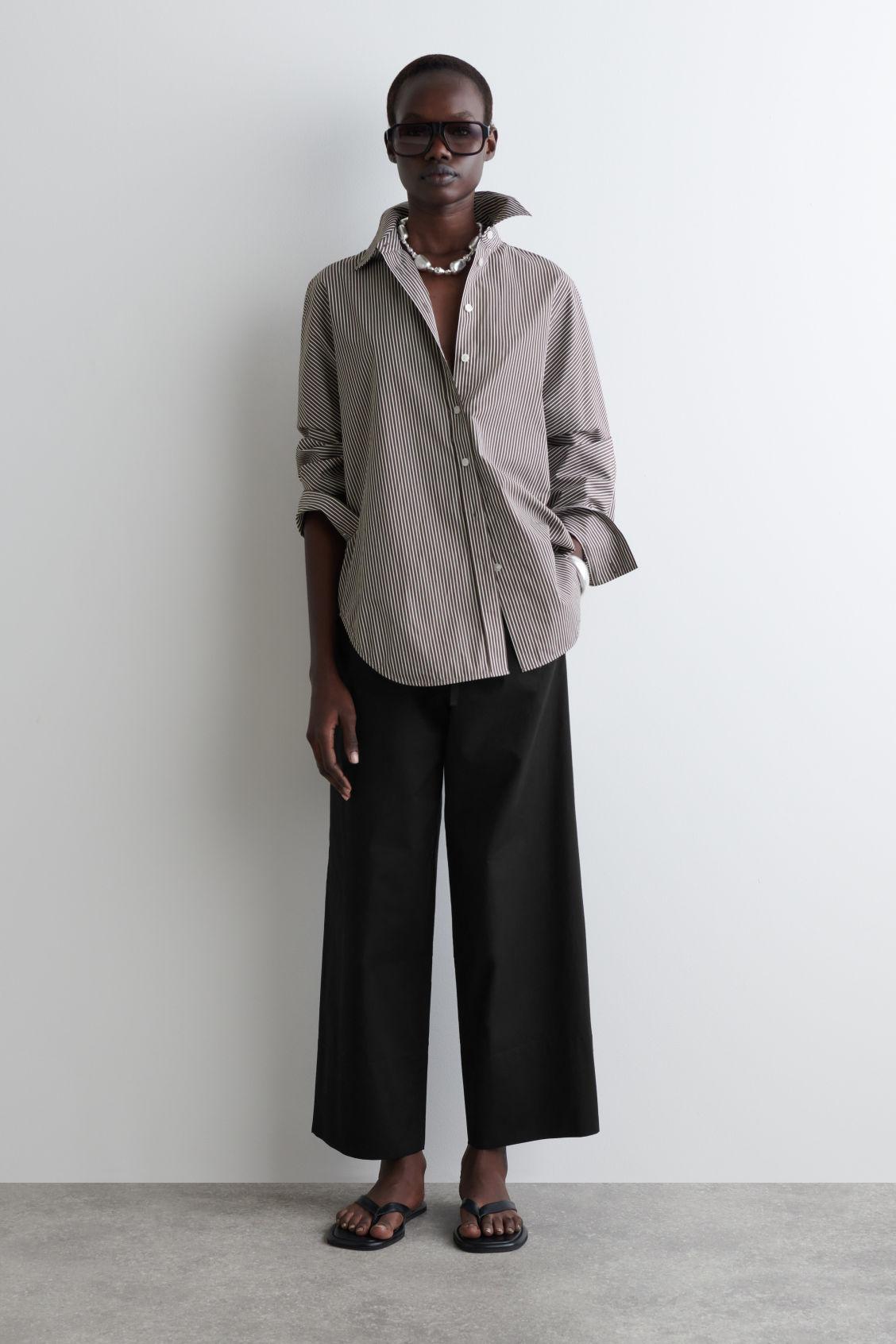 DRAWSTRING COTTON PANTS Product Image