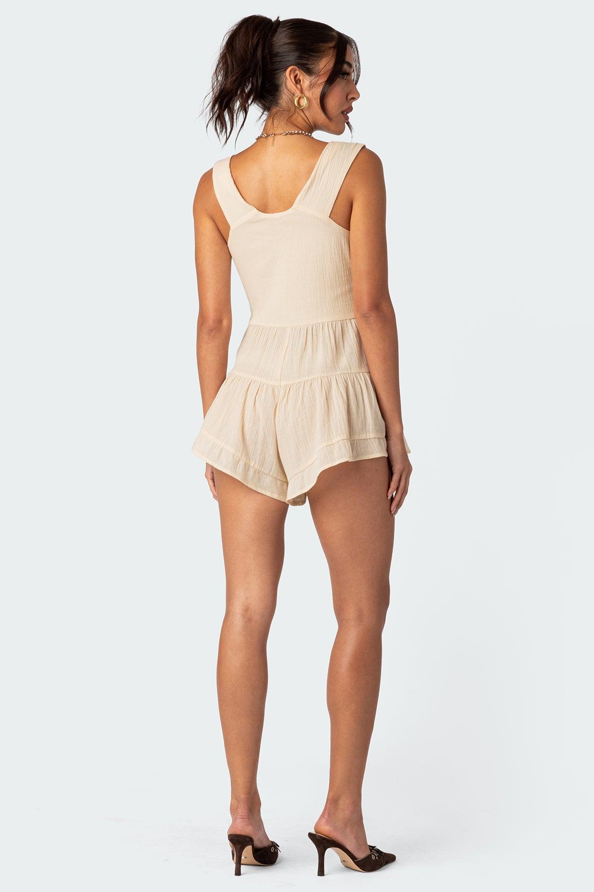 Veronica Textured Romper Product Image