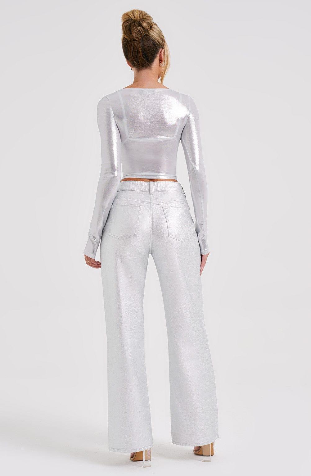 Cassidy Pant - Silver Product Image