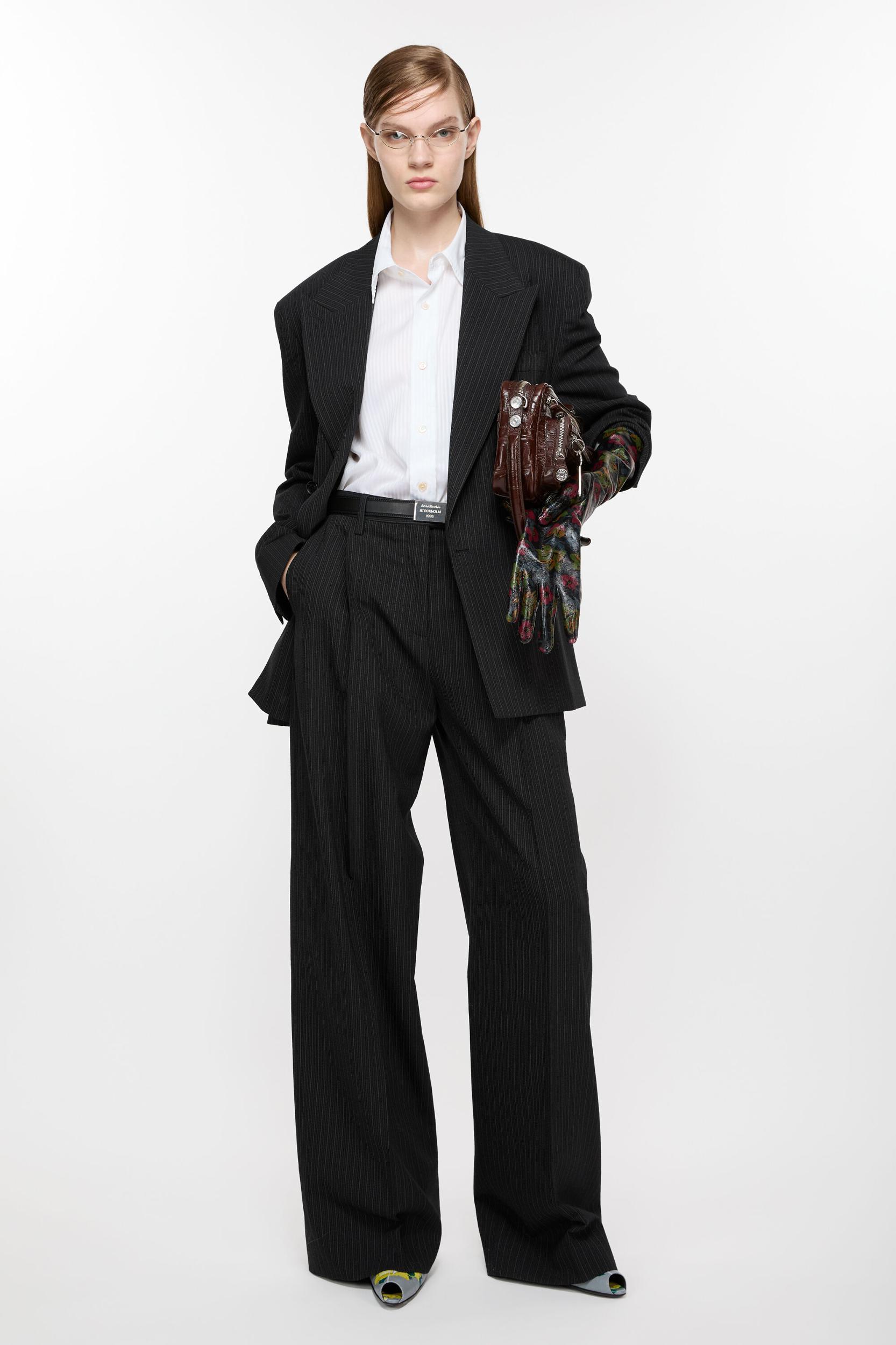 Tailored pinstripe trousers Product Image