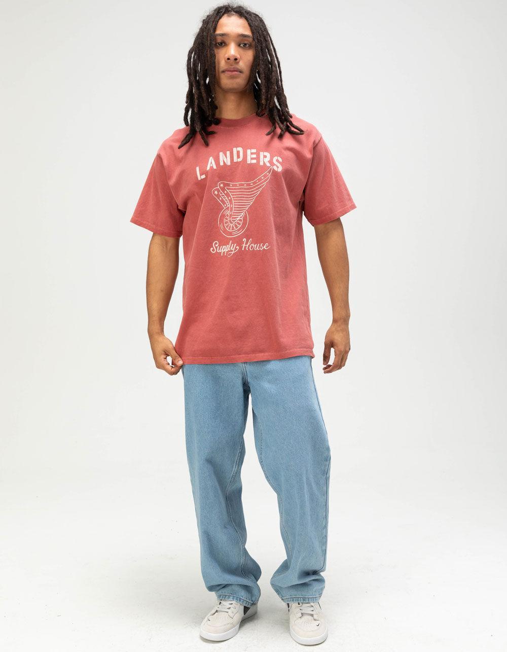 LANDERS SUPPLY HOUSE Motor City Mens Tee - RED Product Image