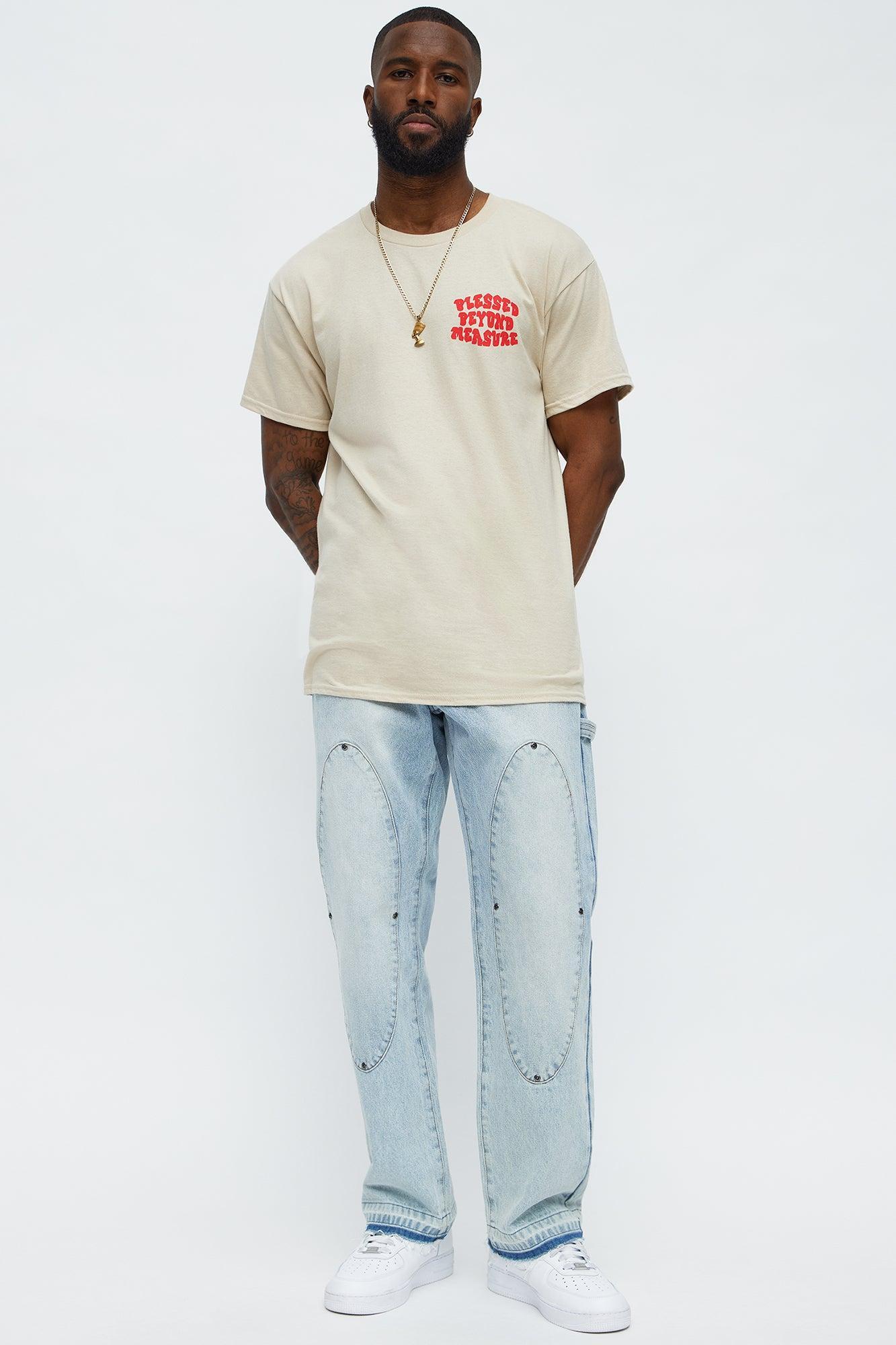 Blessed Beyond Pleasure Short Sleeve Tee - Sand Male Product Image