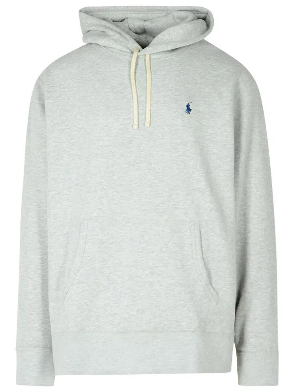 POLO RALPH LAUREN Grey Cotton Blend Sweatshirt Product Image