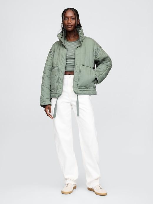 Oversized Quilted Liner Jacket Product Image