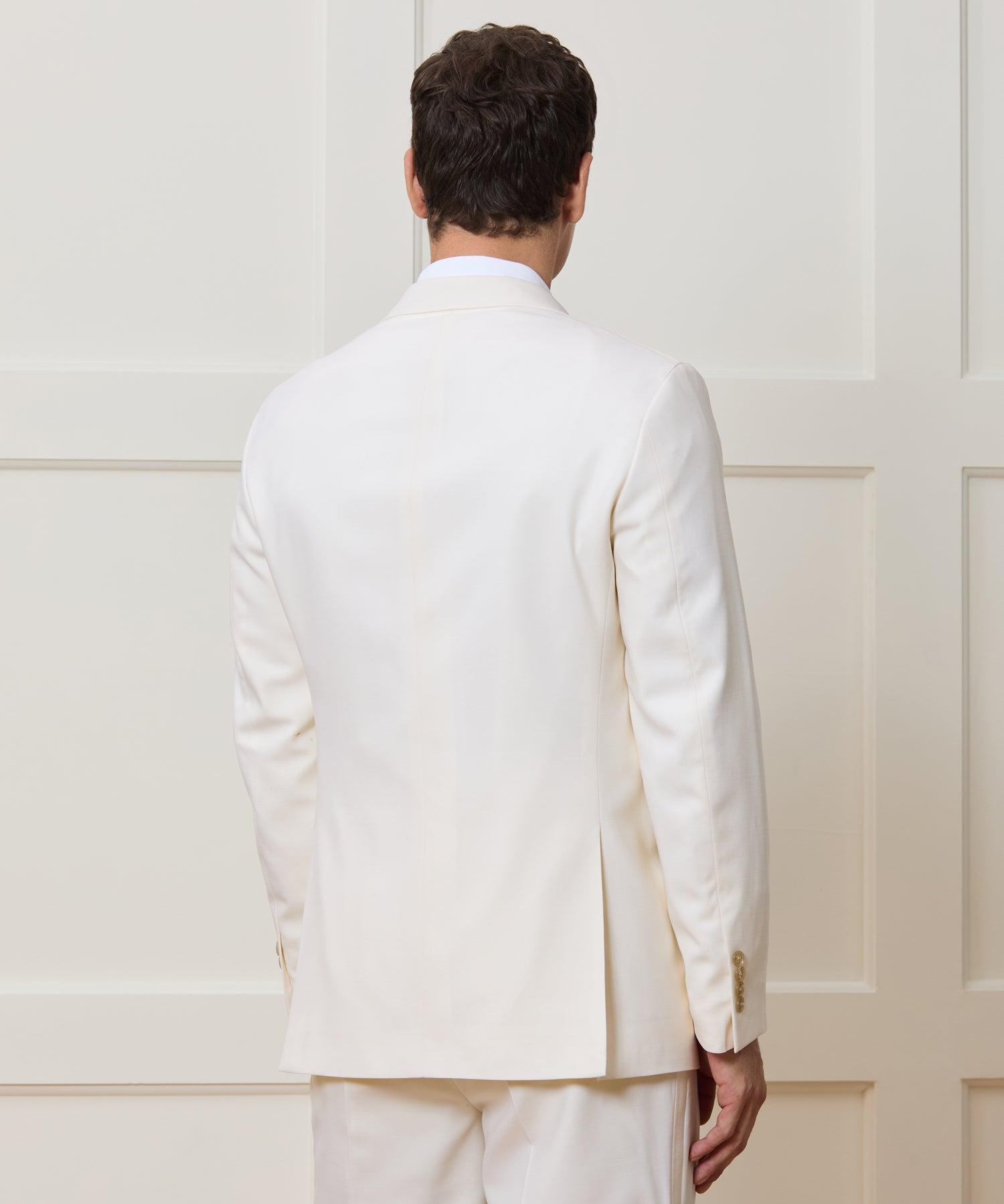 Relaxed Italian Wool Double-Breasted Tuxedo Product Image