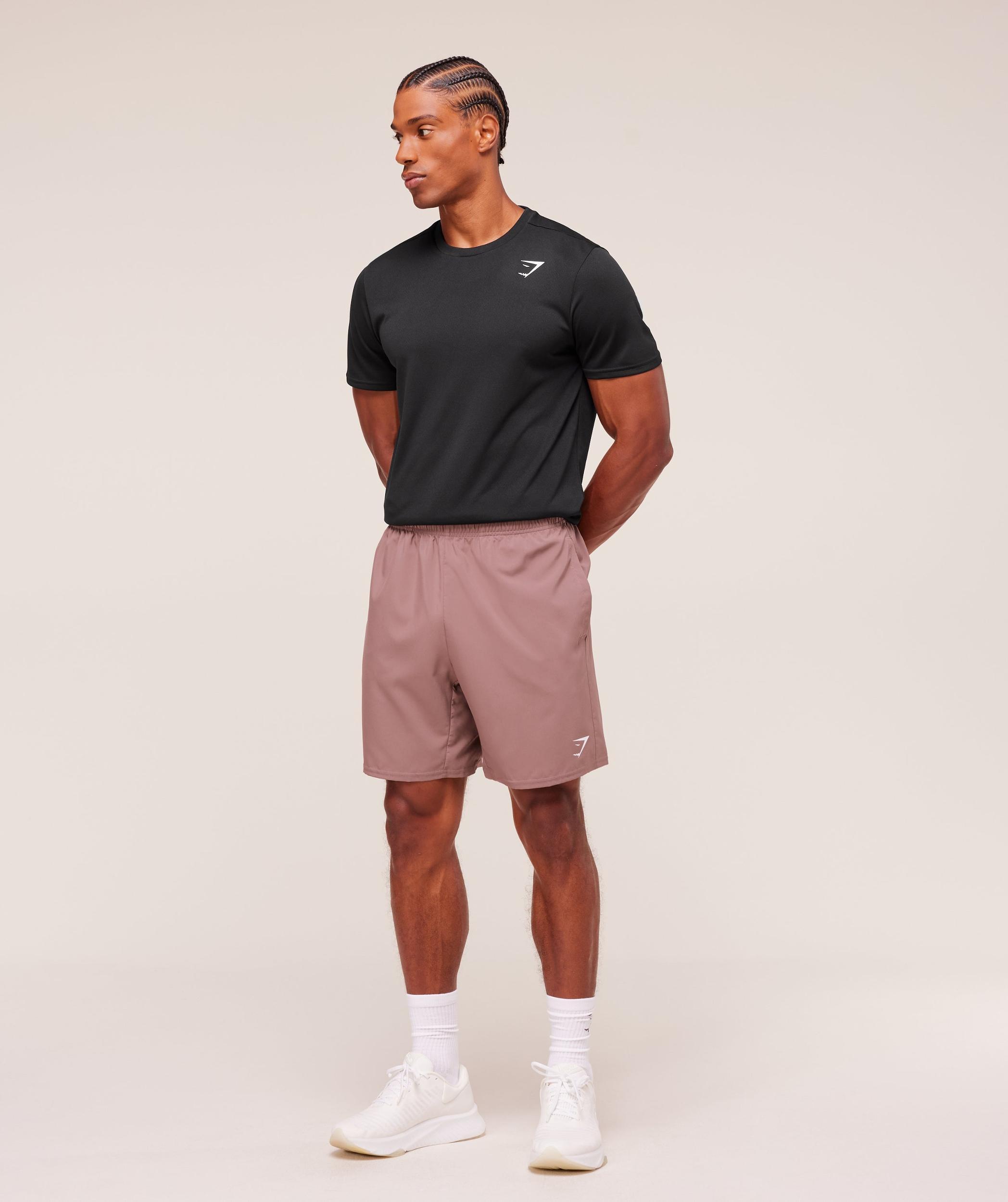 Gymshark Arrival 7" Shorts - Chestnut Pink Male Product Image