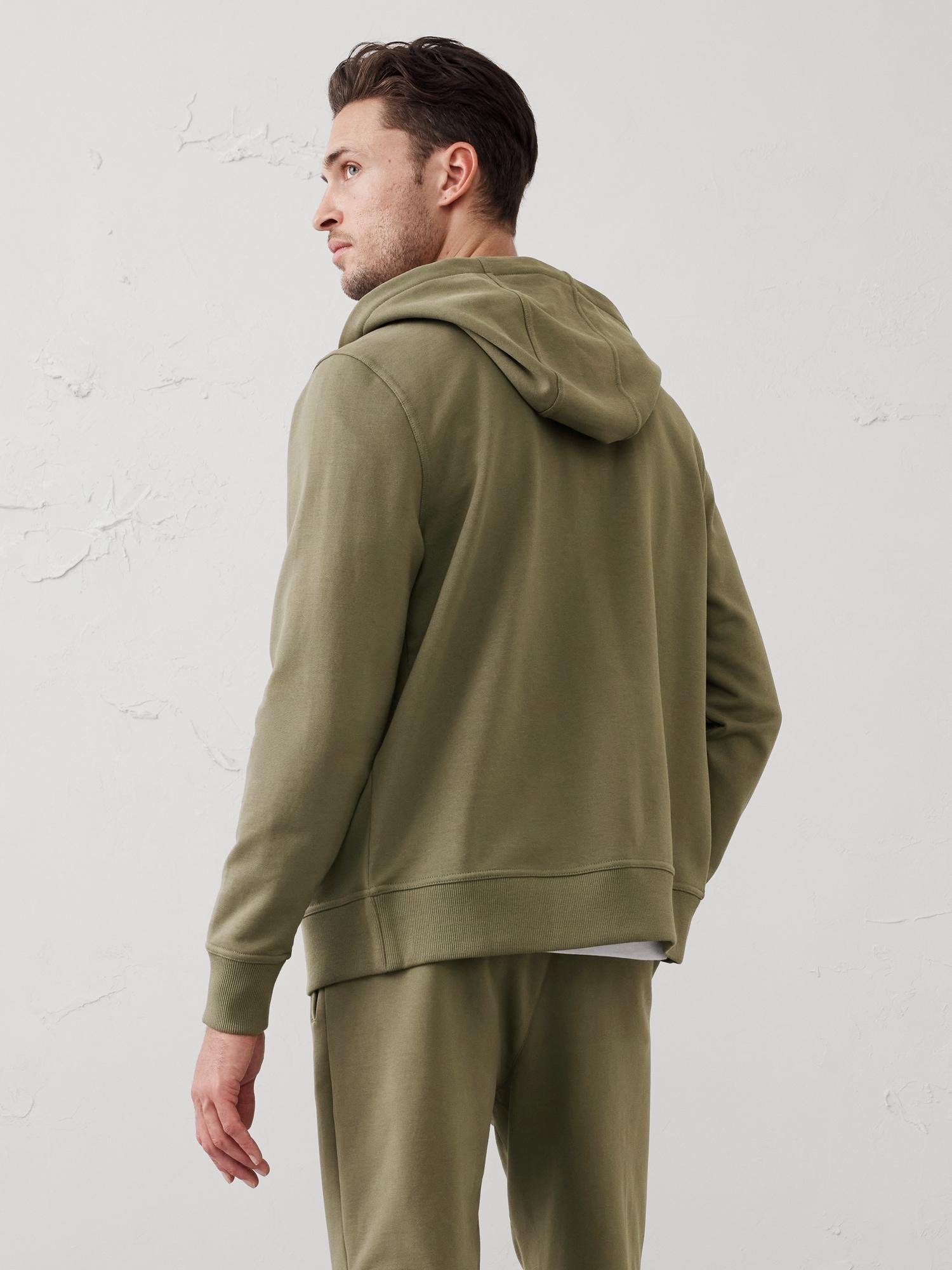 Mixed Media Zip Hoodie Product Image