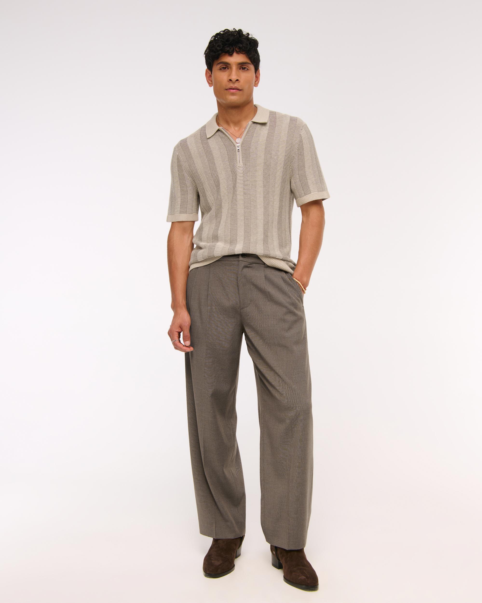 Pleated Baggy Trouser Product Image