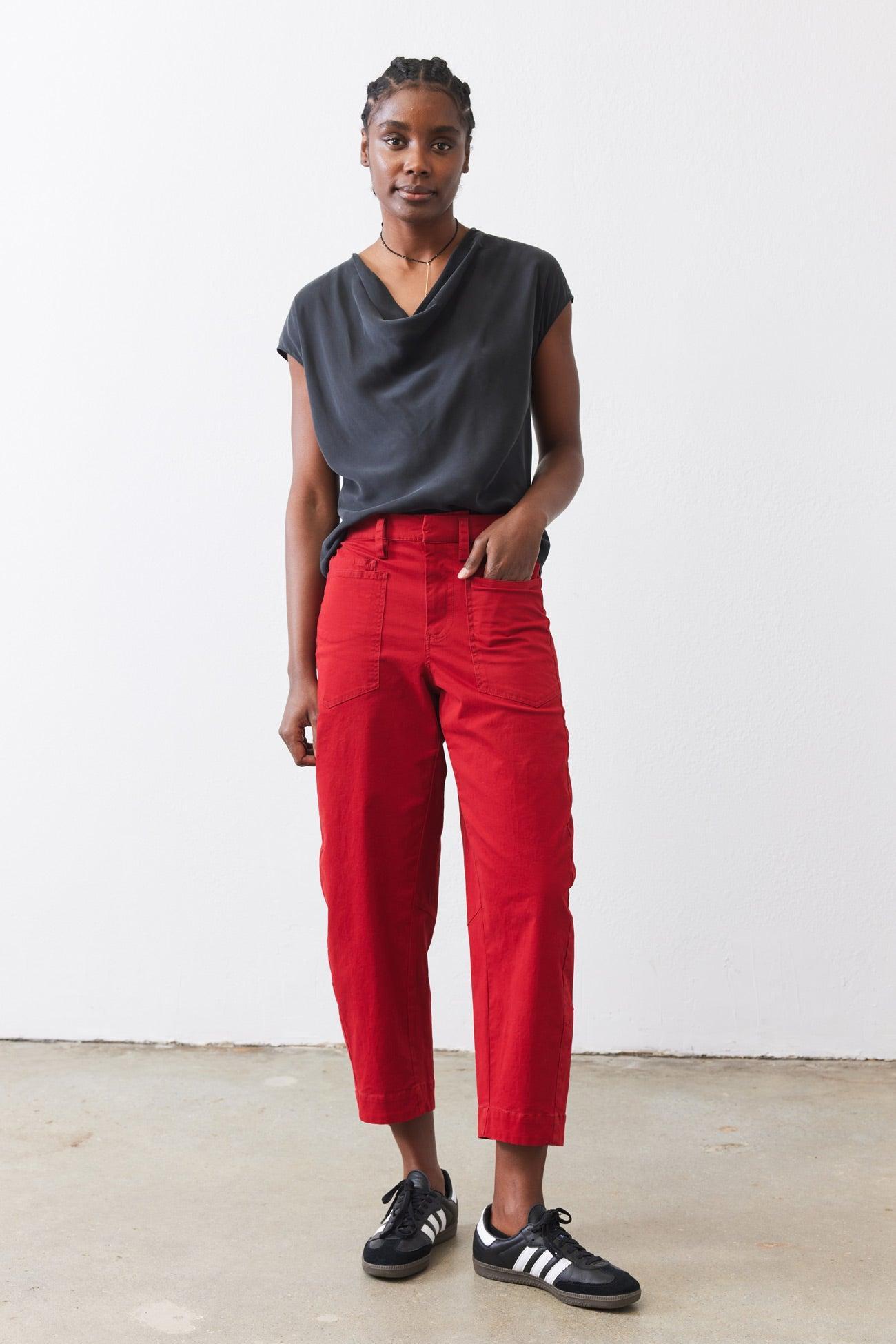 The Slouchy Soft Twill Pants Product Image