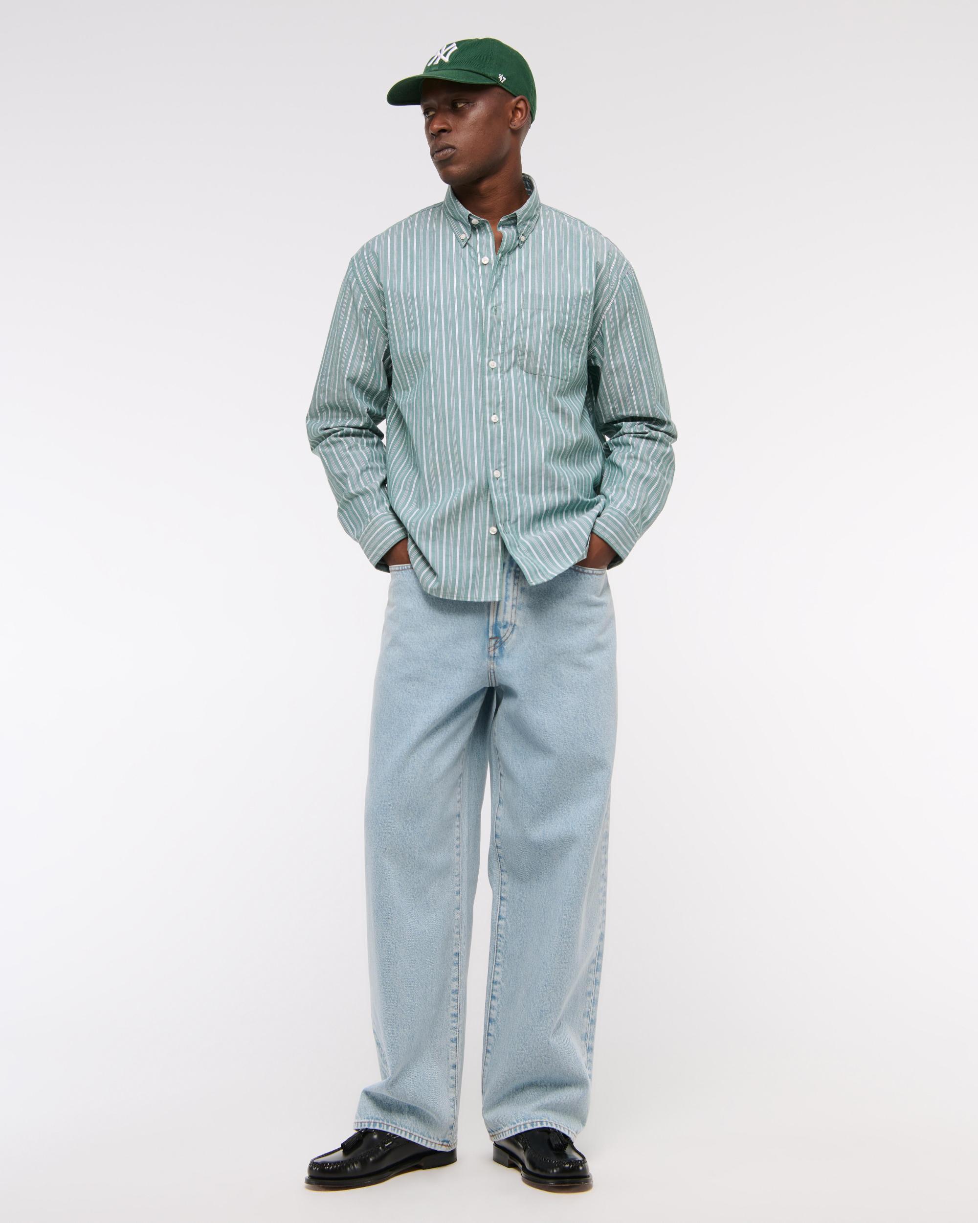 Poplin Button-Up Shirt Product Image