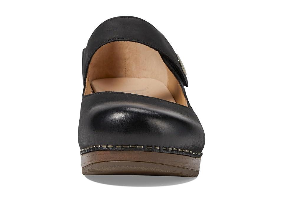 Dansko Beatrice Suede Block Heel Mary Jane Clogs Product Image