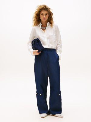 Crinkle Silk-Blend Shirt Product Image