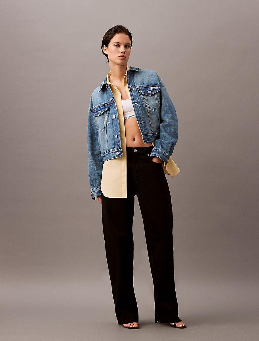 Stretch Poplin Relaxed Fit Button-Down Shirt Product Image