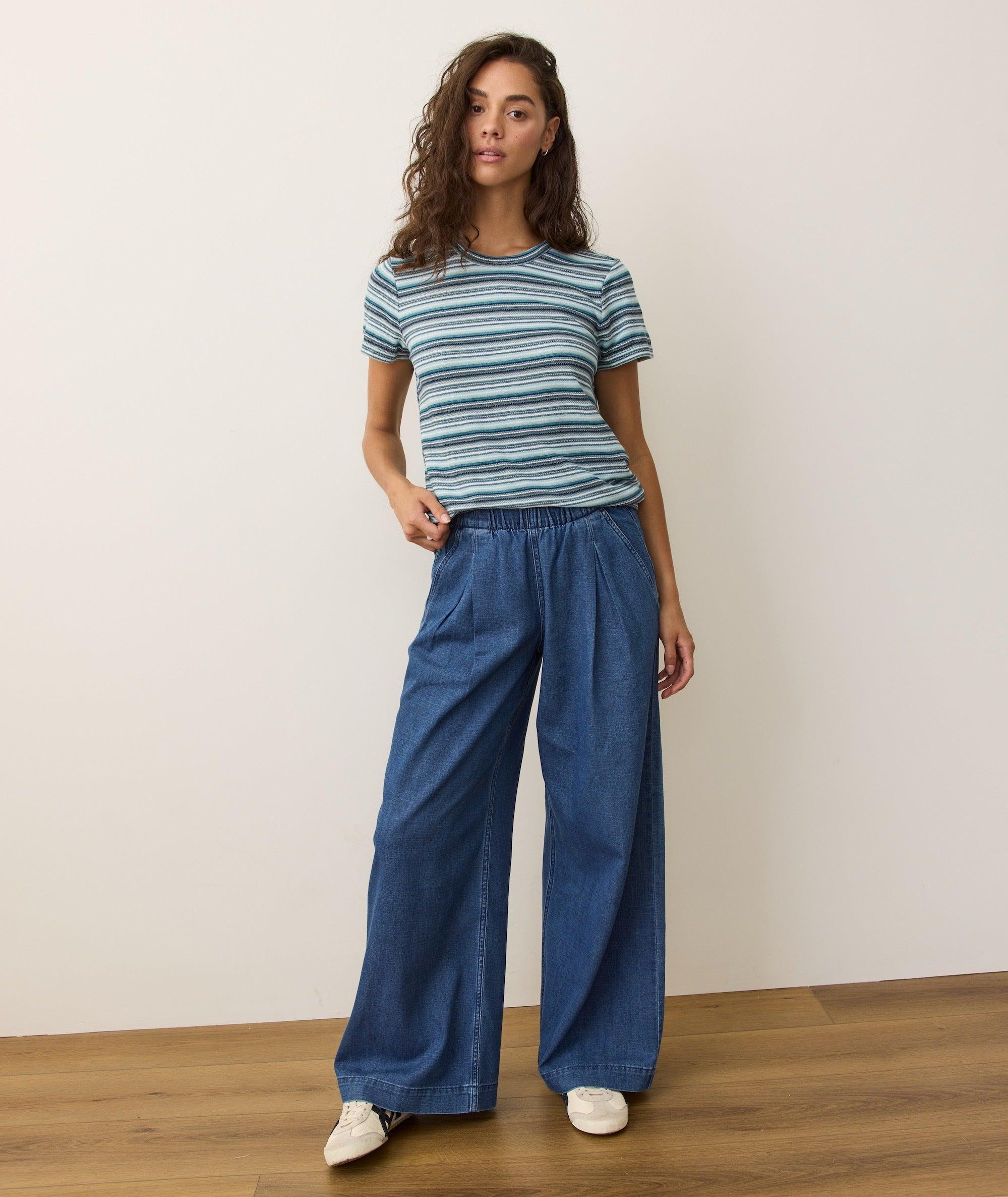 Jacquard Stripe Tee Product Image