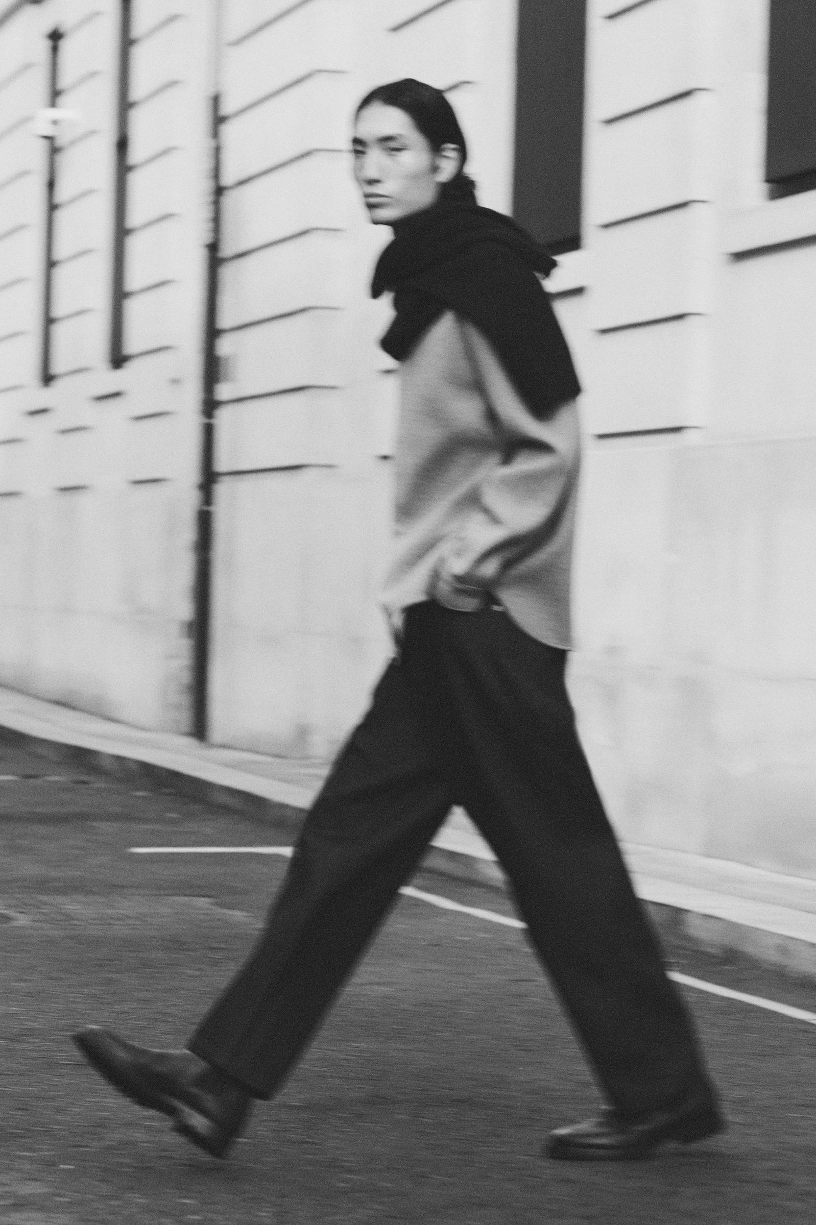 RELAXED WOOL-BLEND OVERSHIRT Product Image