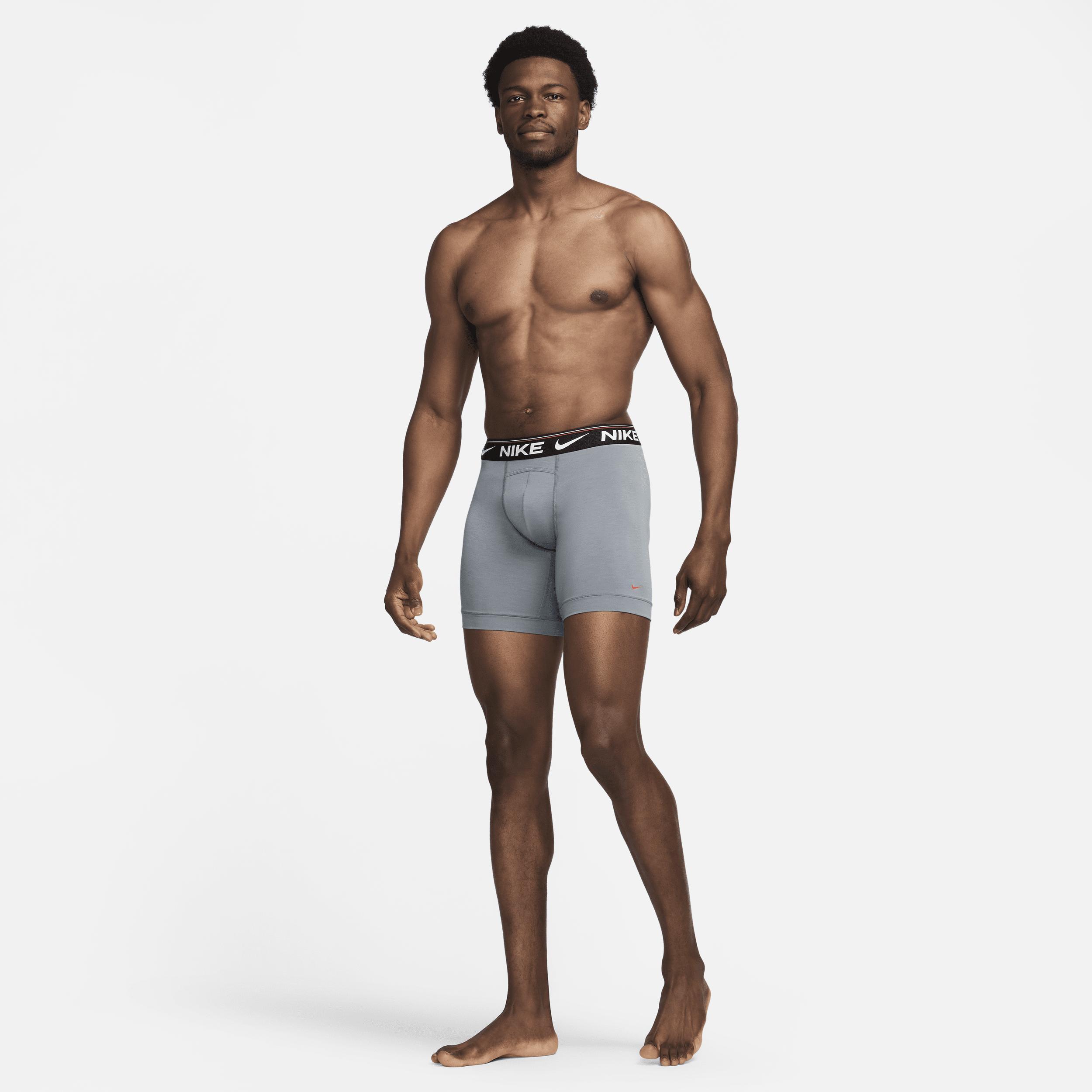 Nike Ultra Comfort Mens Dri-FIT Long Boxer Brief (3-Pack) Product Image