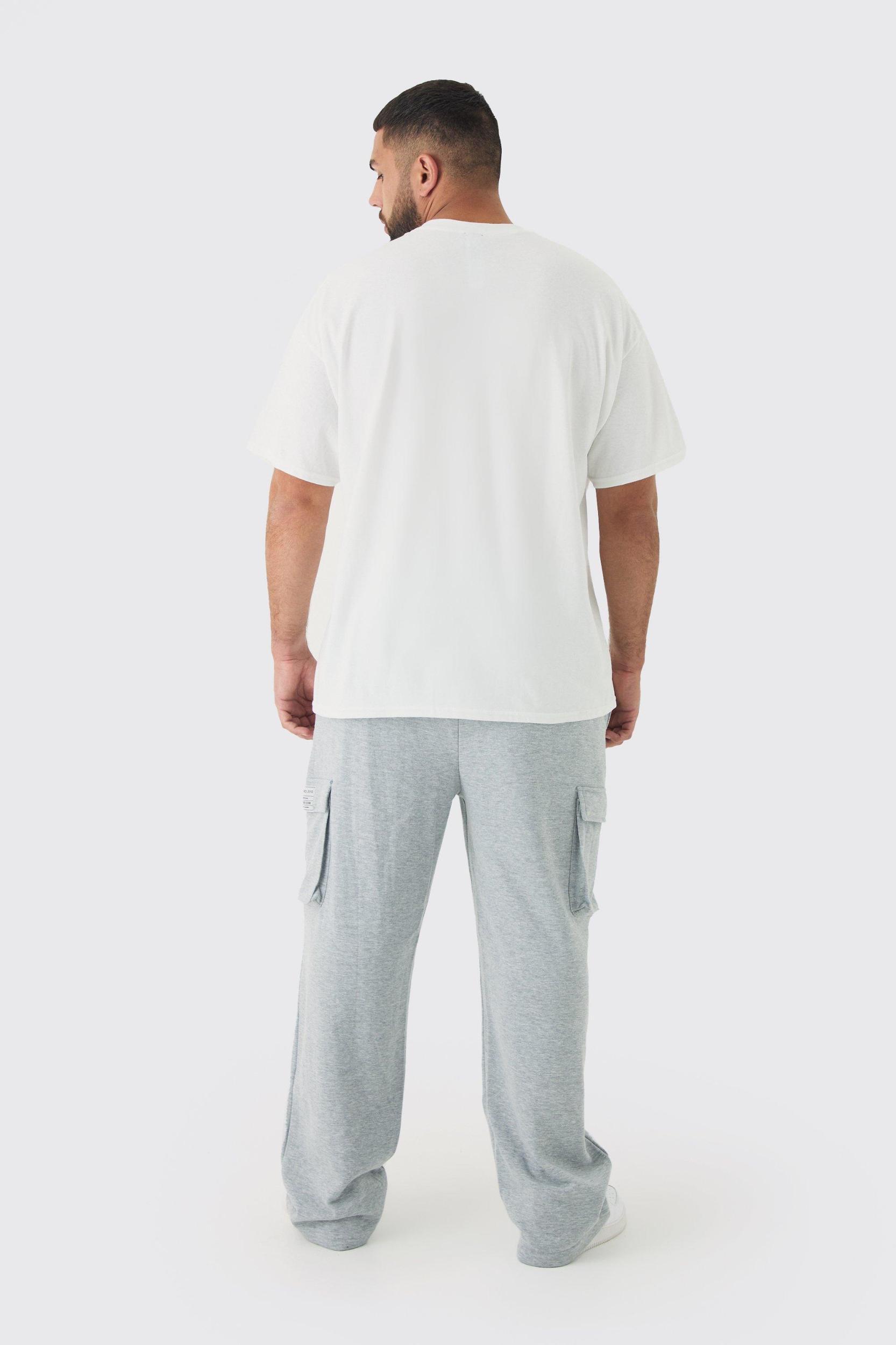 Plus Genesis License Print T-shirt | boohooMAN USA Product Image