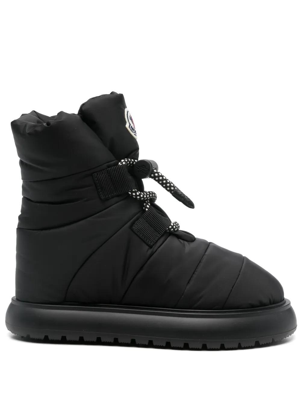 MONCLER Gaia Pull Snow Boot In Black Product Image