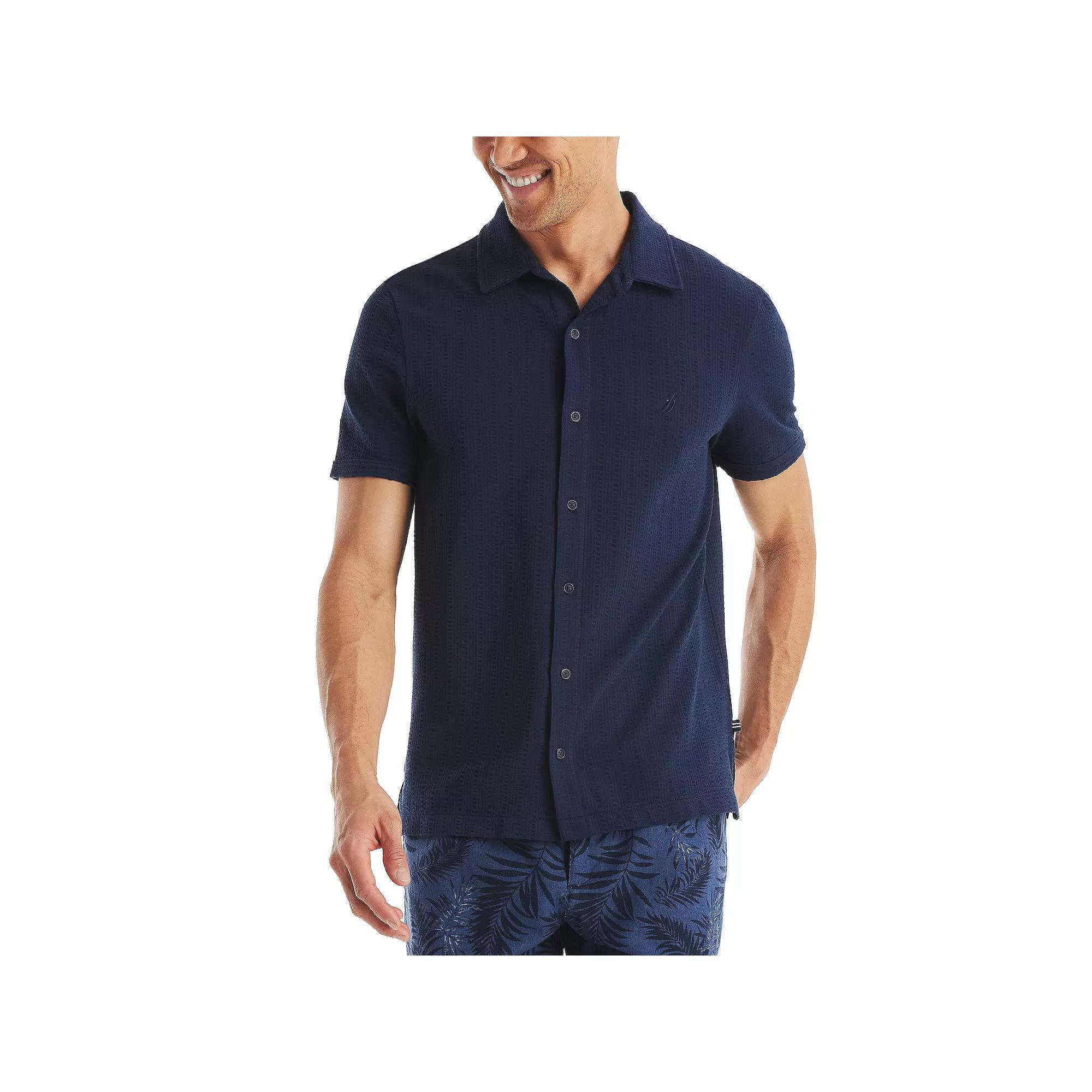 Men's Nautica Classic Fit Seersucker Polo,  Product Image