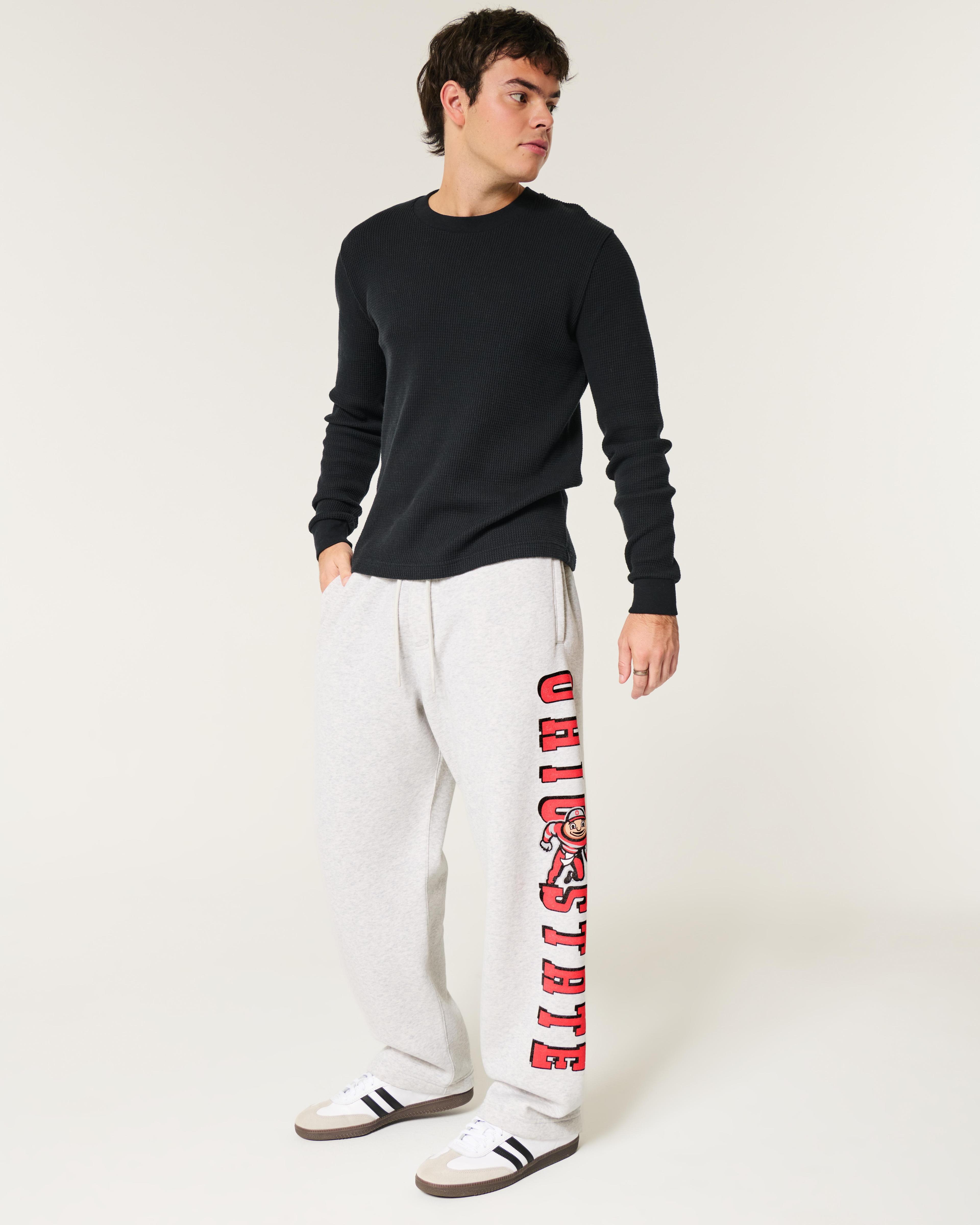 University of Wisconsin Badgers Graphic Baggy Sweatpants Product Image