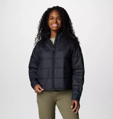 Women's Columbia Sienna Hill Omni-SHIELD™ Quilted Jacket, Size: XL, Black Product Image