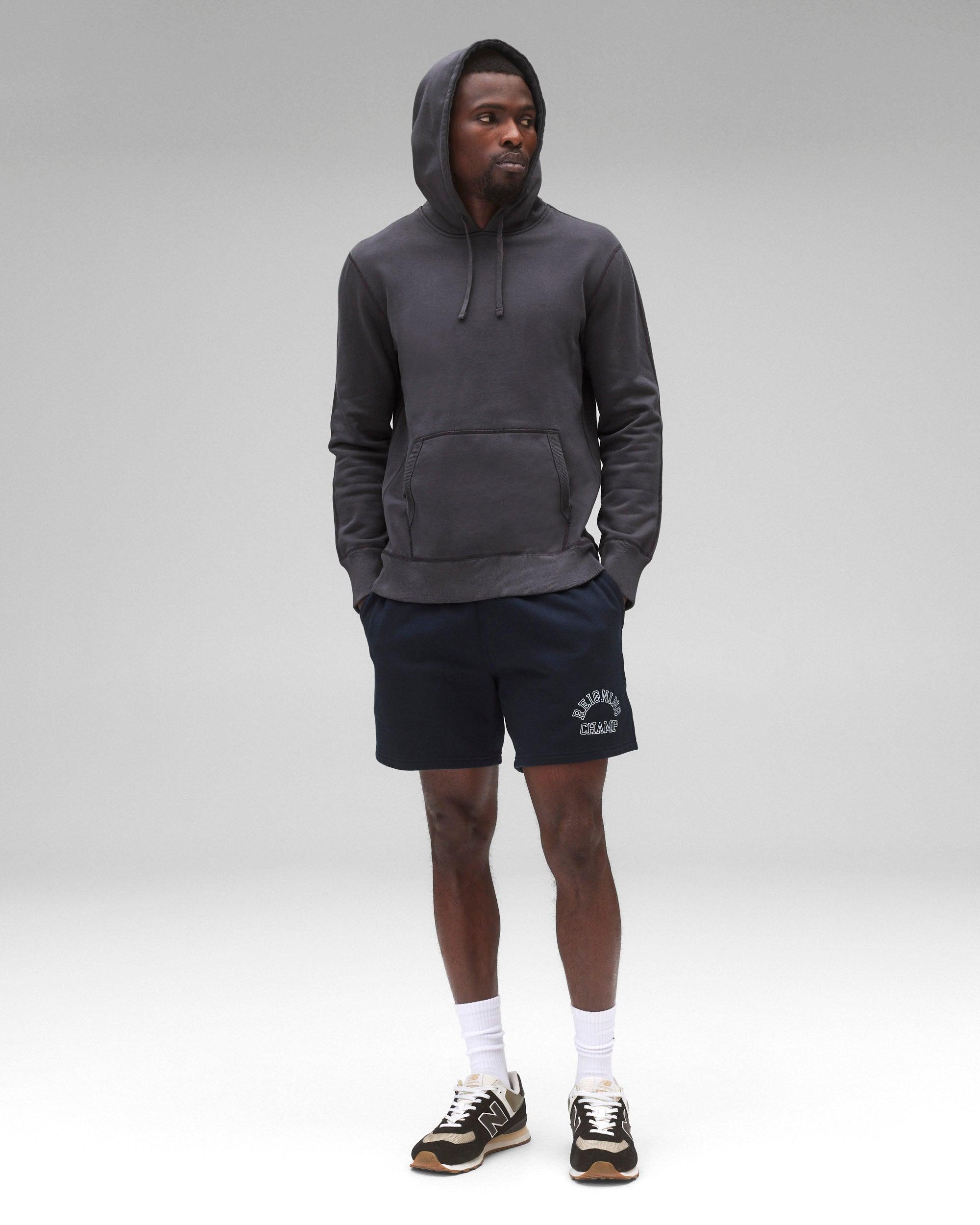 Midweight Terry Slim Hoodie Male Product Image