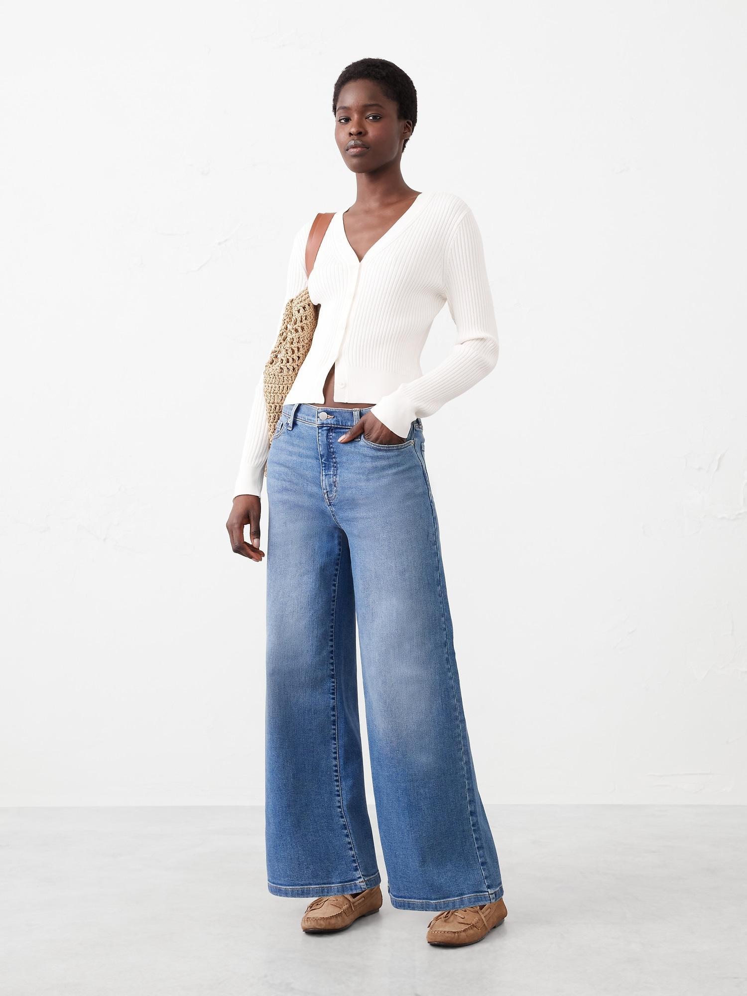 Wide-Leg High-Rise Jean Product Image