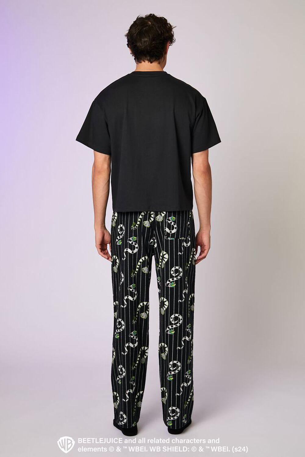 Beetlejuice Beetlejuice Flannel Pajama Pants | Forever 21 Product Image