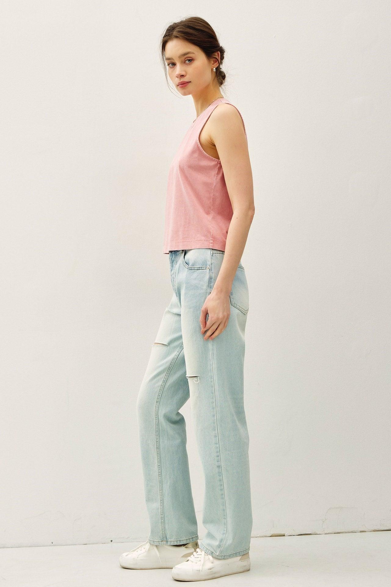 UB BASICS: WASHED & CROPPED TANK Product Image