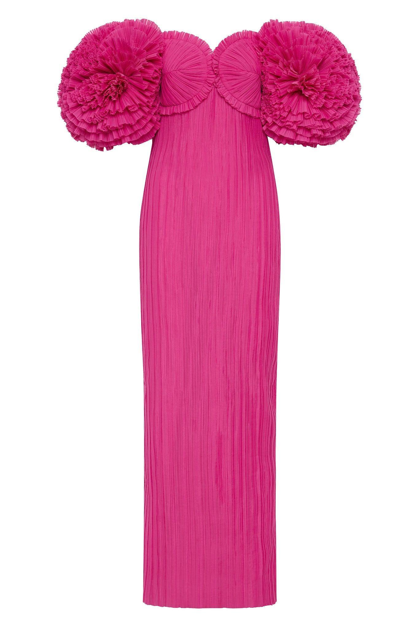 Crystallise Pleated Gown Product Image