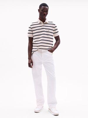 Regular Fit Stripe Wicking Polo Product Image